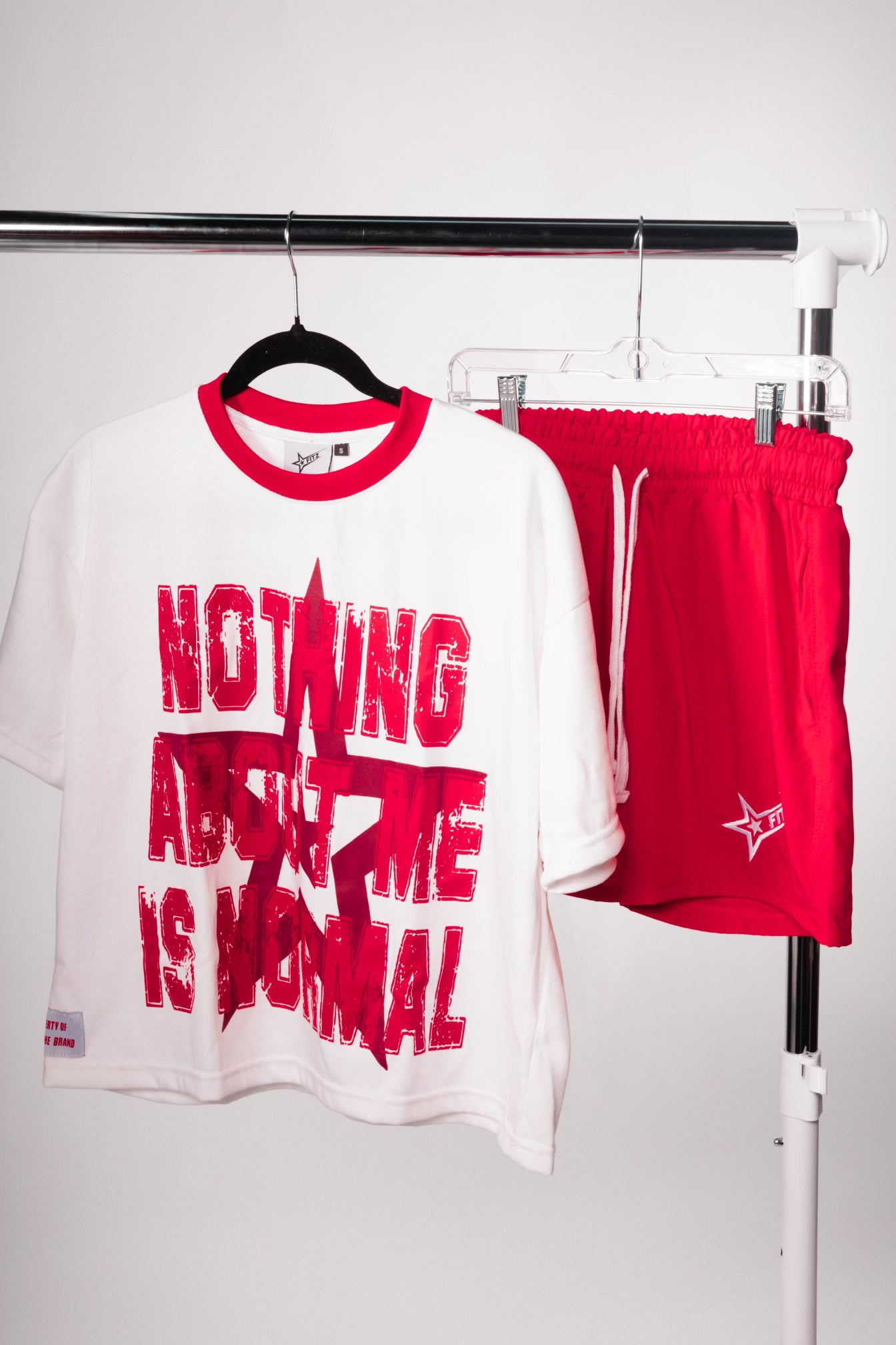 NOTHING IS NORMAL CLASSIC TEE " RED "