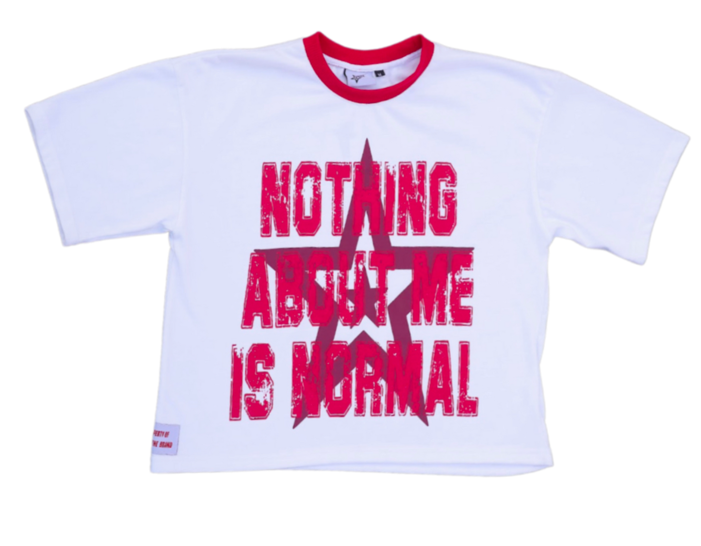 NOTHING IS NORMAL CLASSIC TEE " RED "